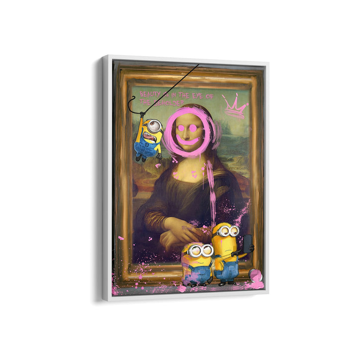 WANDBILD „Minions im Meisterwerk“ – Acrylglas & Alu-Dibond | Exklusive und Moderne Kunst in Museumsqualität