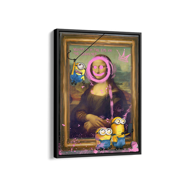 WANDBILD „Minions im Meisterwerk“ – Acrylglas & Alu-Dibond | Exklusive und Moderne Kunst in Museumsqualität
