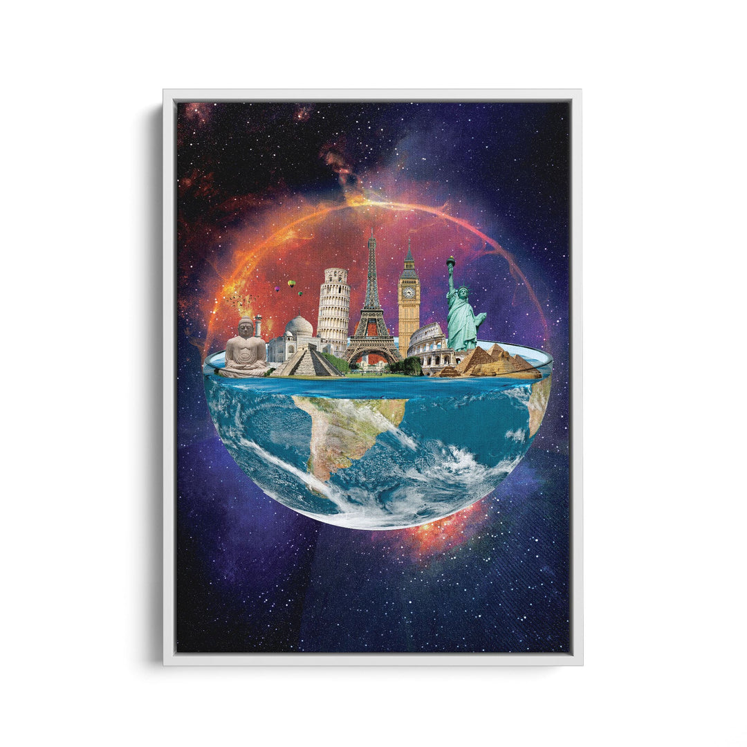 WALL ART "World in the Universe" – Acrylic glass &amp; Alu-Dibond | Exclusive and modern art in museum quality 