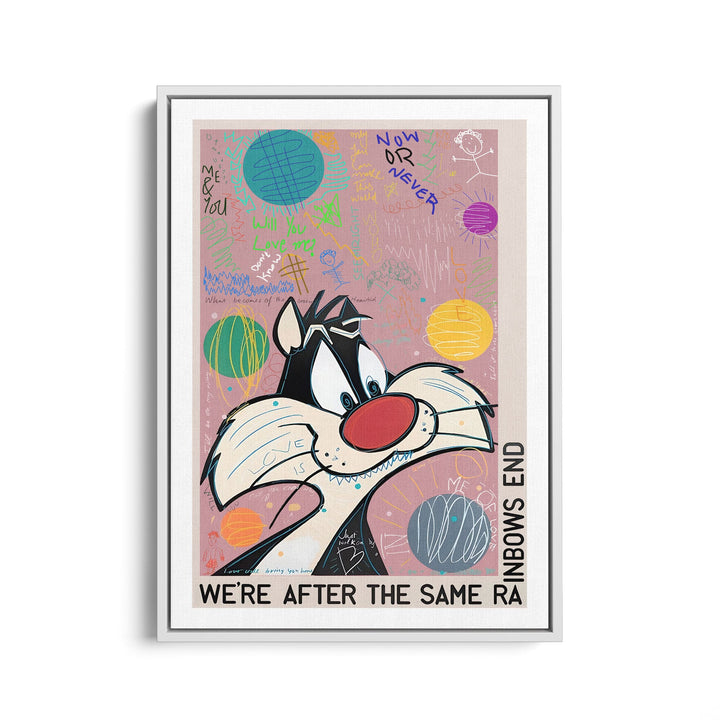 WALL ART "Sylvester the Cat" – Acrylic glass &amp; Alu-Dibond | Exclusive and modern art in museum quality 