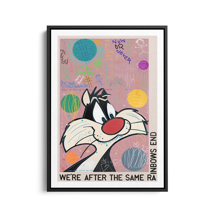 WALL ART "Sylvester the Cat" – Acrylic glass &amp; Alu-Dibond | Exclusive and modern art in museum quality 