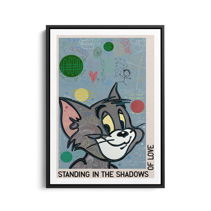 WANDBILD „Standing in the Shadows“ – Acrylglas & Alu-Dibond | Exklusive und Moderne Pop-Art in Museumsqualität