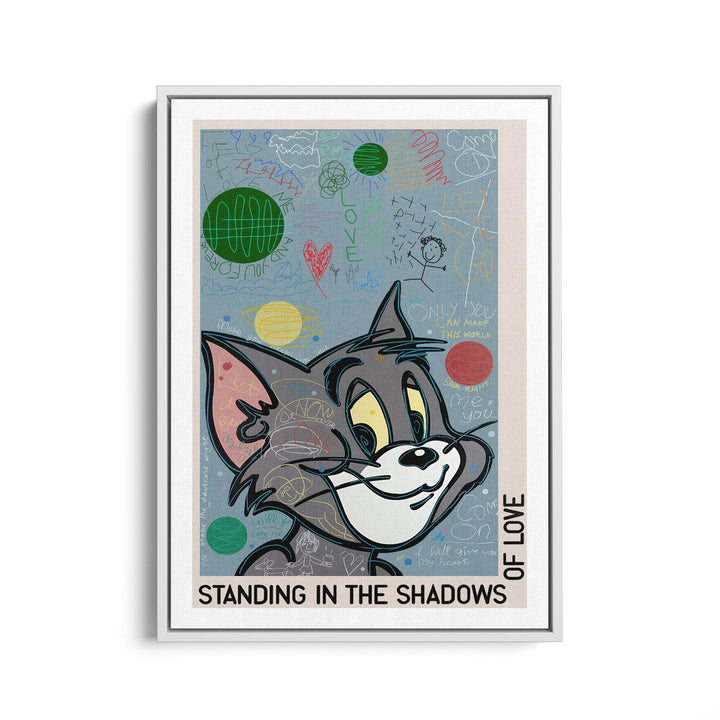 WANDBILD „Standing in the Shadows“ – Acrylglas & Alu-Dibond | Exklusive und Moderne Pop-Art in Museumsqualität