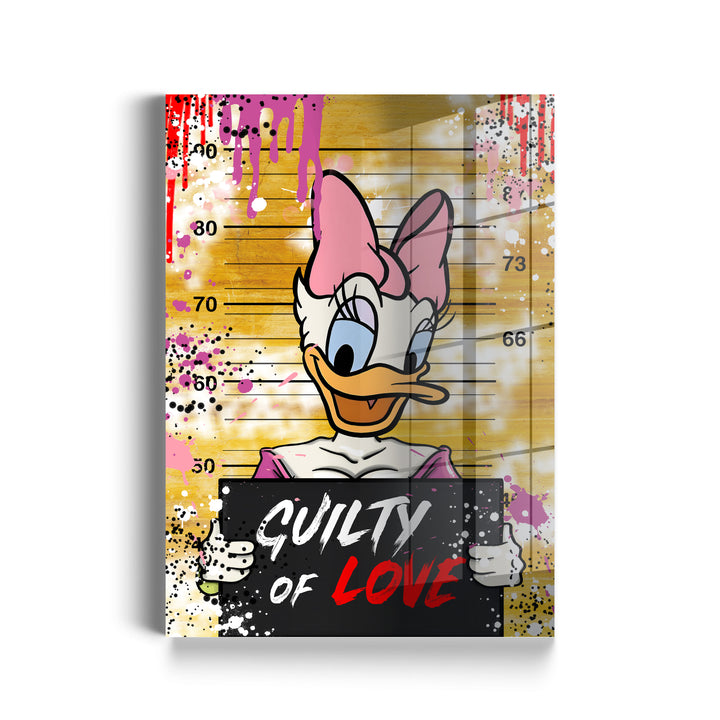 WALL ART "Guilty of Love" – Acrylic glass &amp; Alu-Dibond | Exclusive and modern pop art in museum quality 