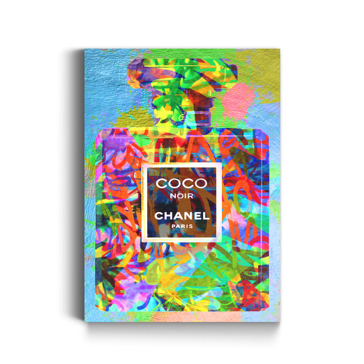 WANDBILD „Coco Noir“ – Acrylglas & Alu-Dibond | Exklusive und Moderne Pop-Art in Museumsqualität