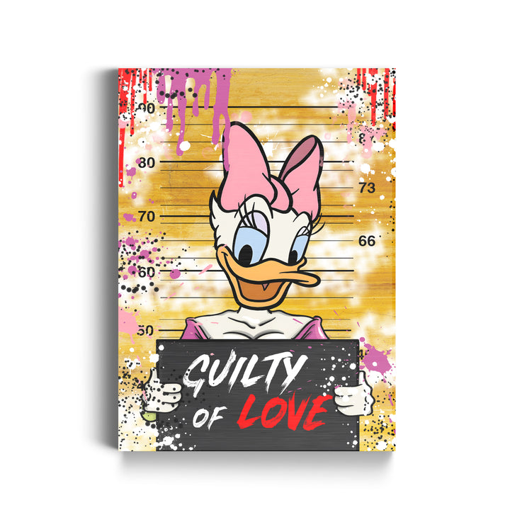 WALL ART "Guilty of Love" – Acrylic glass &amp; Alu-Dibond | Exclusive and modern pop art in museum quality 