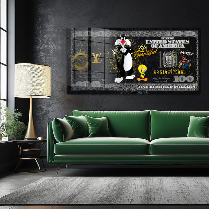 WANDBILD „Lebensschönheit“ – Acrylglas & Alu-Dibond | Exklusive und Moderne Pop-Art in Museumsqualität