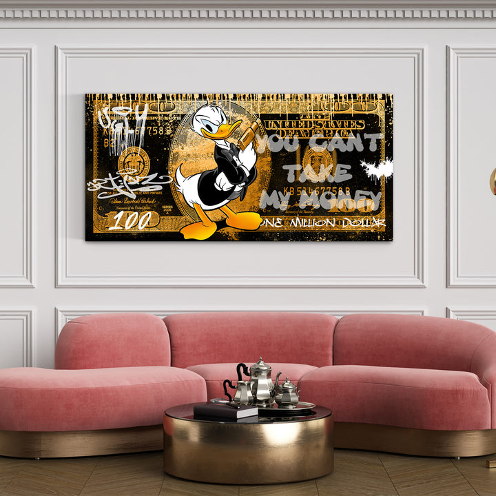 WANDBILD „Die Million Dollar Fantasie“ – Acrylglas & Alu-Dibond | Exklusive und Moderne Pop-Art in Museumsqualität