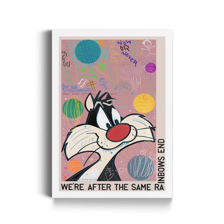 WALL ART "Sylvester the Cat" – Acrylic glass &amp; Alu-Dibond | Exclusive and modern art in museum quality 