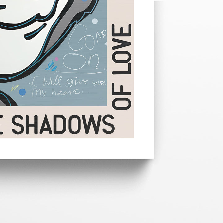 WANDBILD „Standing in the Shadows“ – Acrylglas & Alu-Dibond | Exklusive und Moderne Pop-Art in Museumsqualität