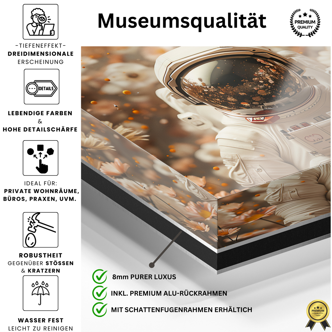 WANDBILD „Toilettenlektüre mit Elefant“ – Acrylglas & Alu-Dibond | Exklusive und Moderne Kunst in Museumsqualität