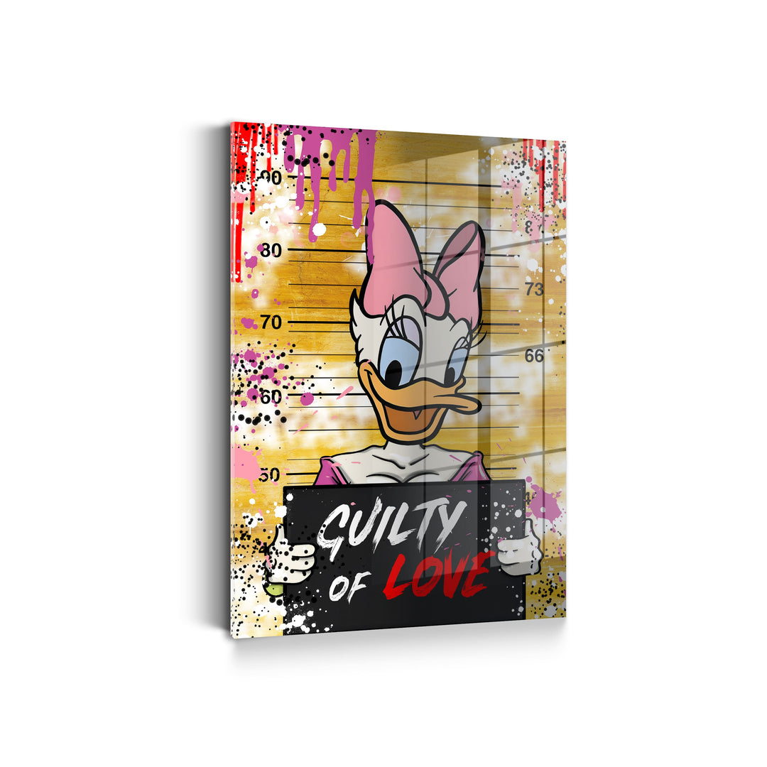 WALL ART "Guilty of Love" – Acrylic glass &amp; Alu-Dibond | Exclusive and modern pop art in museum quality 