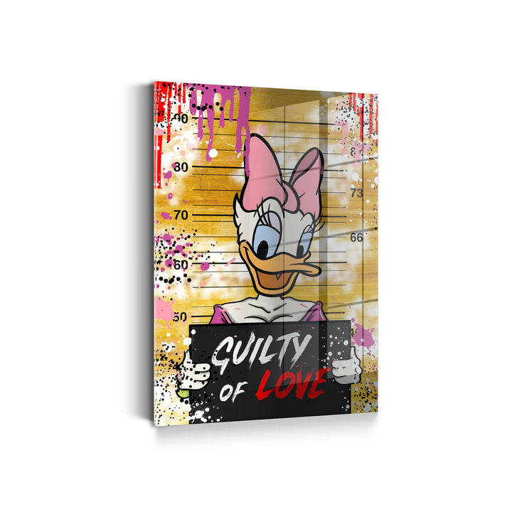 WALL ART "Guilty of Love" – Acrylic glass &amp; Alu-Dibond | Exclusive and modern pop art in museum quality 