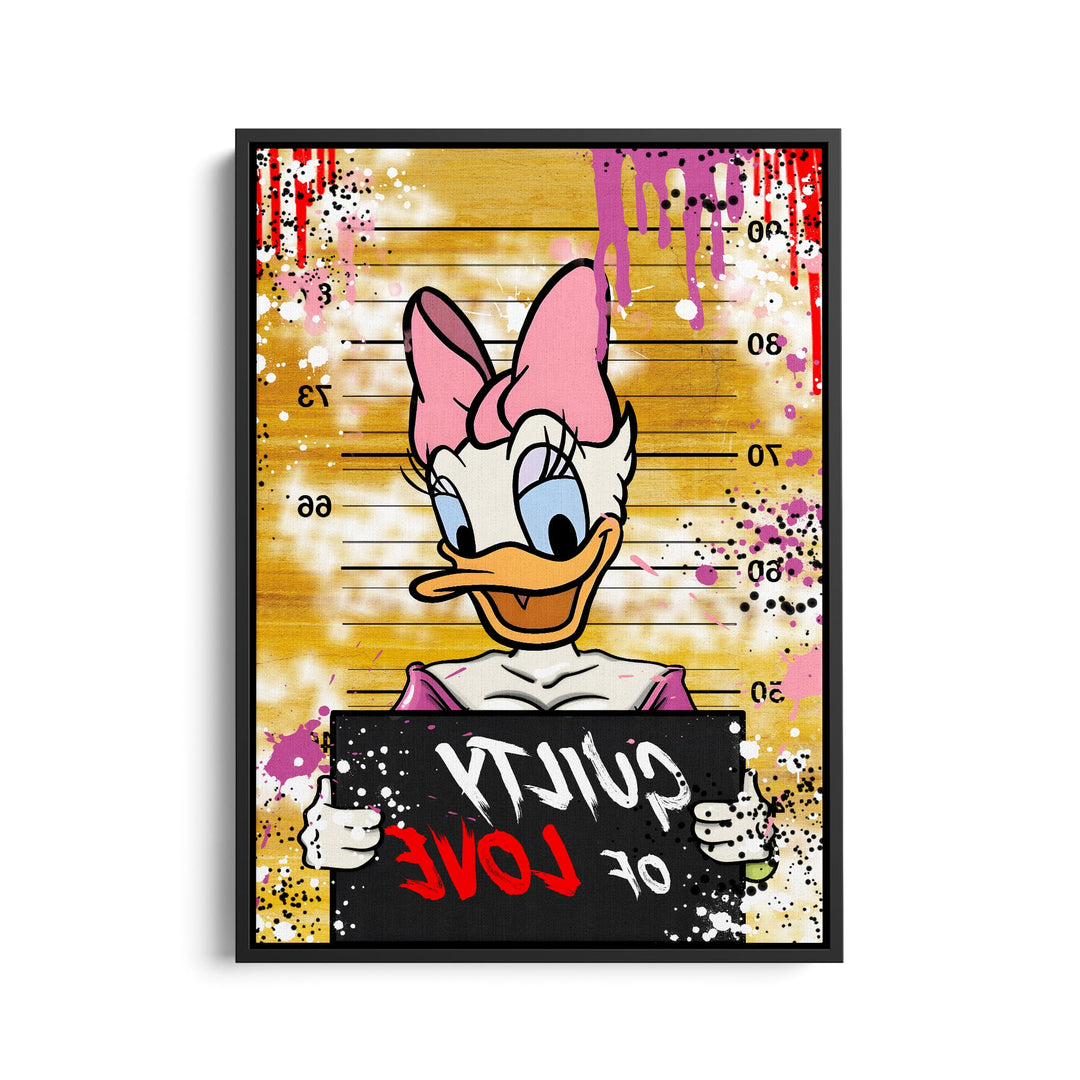 WALL ART "Guilty of Love" – Acrylic glass &amp; Alu-Dibond | Exclusive and modern pop art in museum quality 