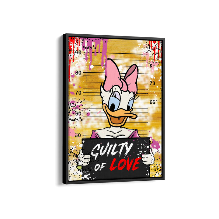 WALL ART "Guilty of Love" – Acrylic glass &amp; Alu-Dibond | Exclusive and modern pop art in museum quality 