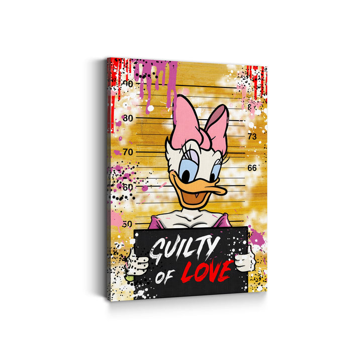 WALL ART "Guilty of Love" – Acrylic glass &amp; Alu-Dibond | Exclusive and modern pop art in museum quality 