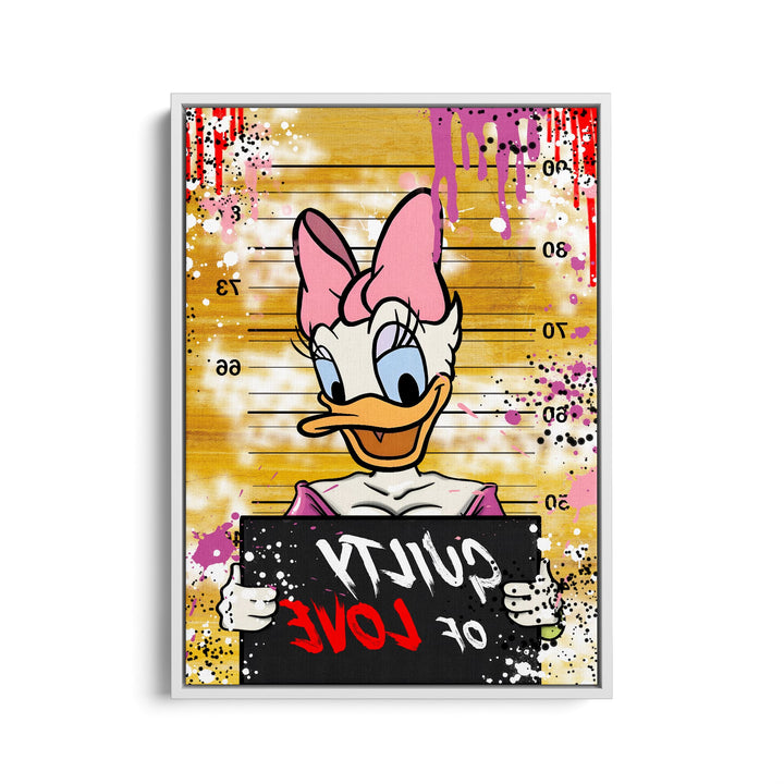 WALL ART "Guilty of Love" – Acrylic glass &amp; Alu-Dibond | Exclusive and modern pop art in museum quality 