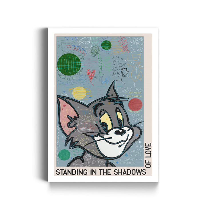 WANDBILD „Standing in the Shadows“ – Acrylglas & Alu-Dibond | Exklusive und Moderne Pop-Art in Museumsqualität