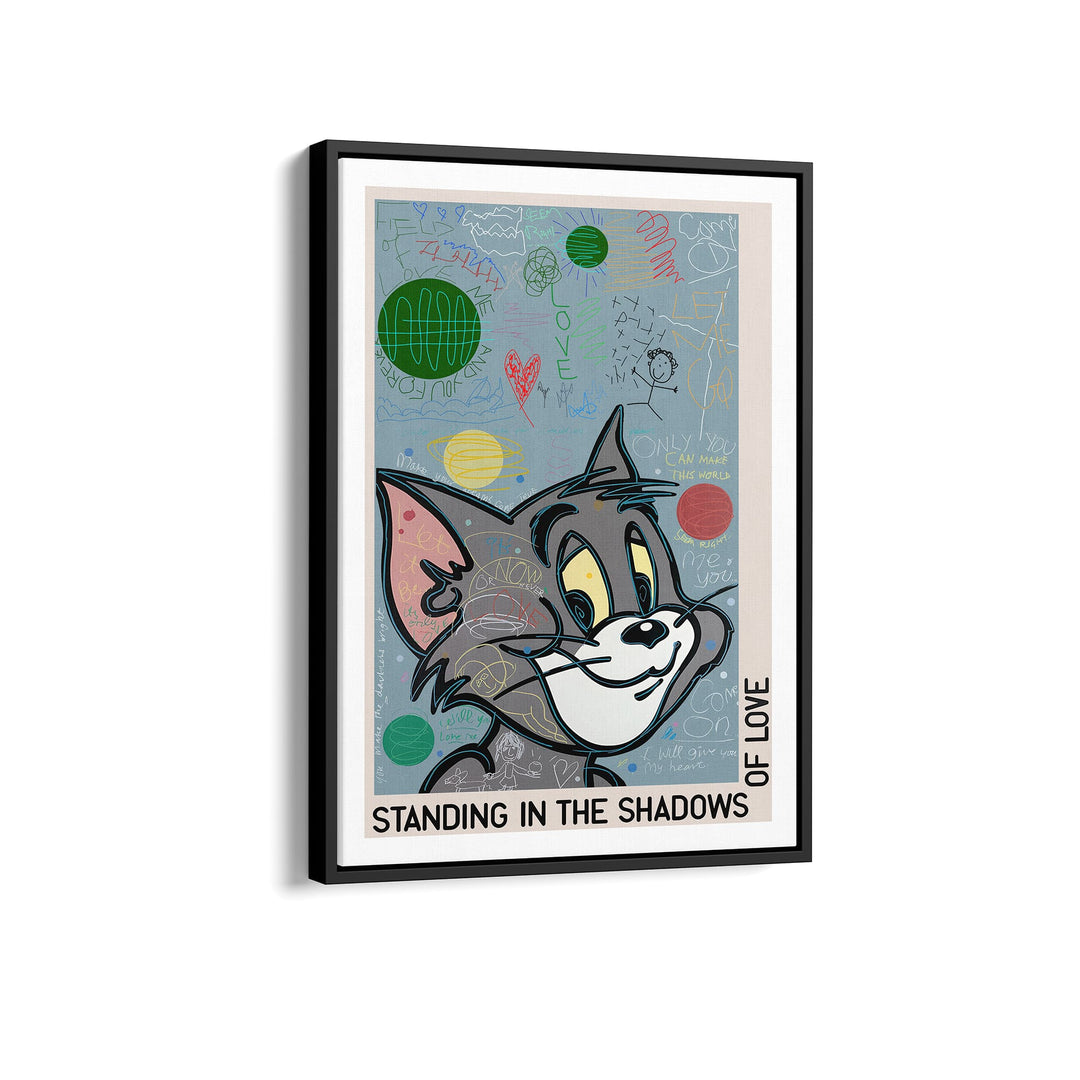 WANDBILD „Standing in the Shadows“ – Acrylglas & Alu-Dibond | Exklusive und Moderne Pop-Art in Museumsqualität