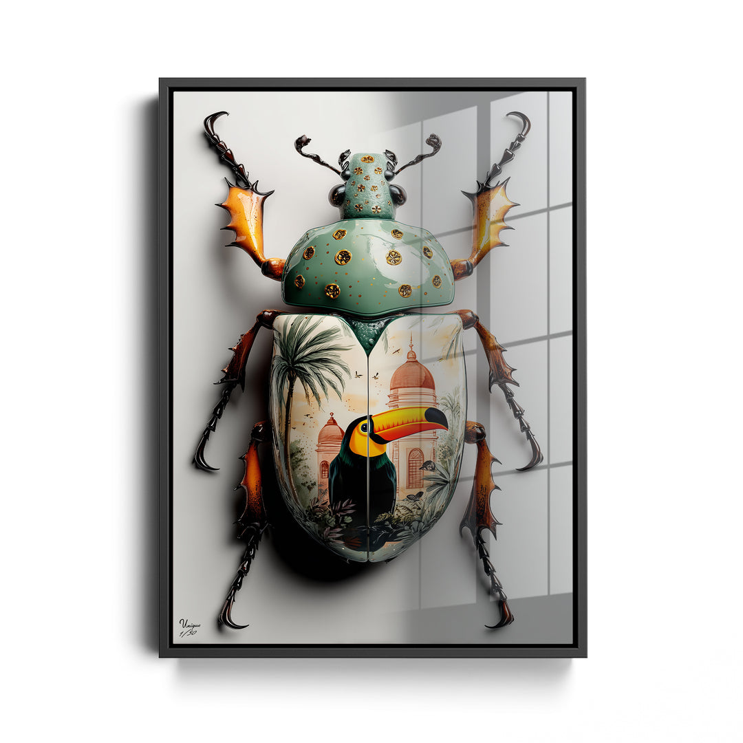 Exotischer Tukan-Käfer