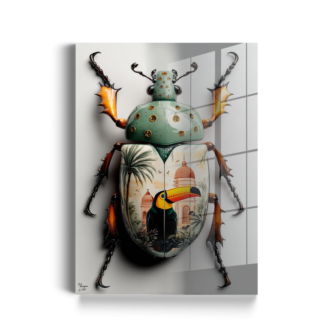 Exotischer Tukan-Käfer