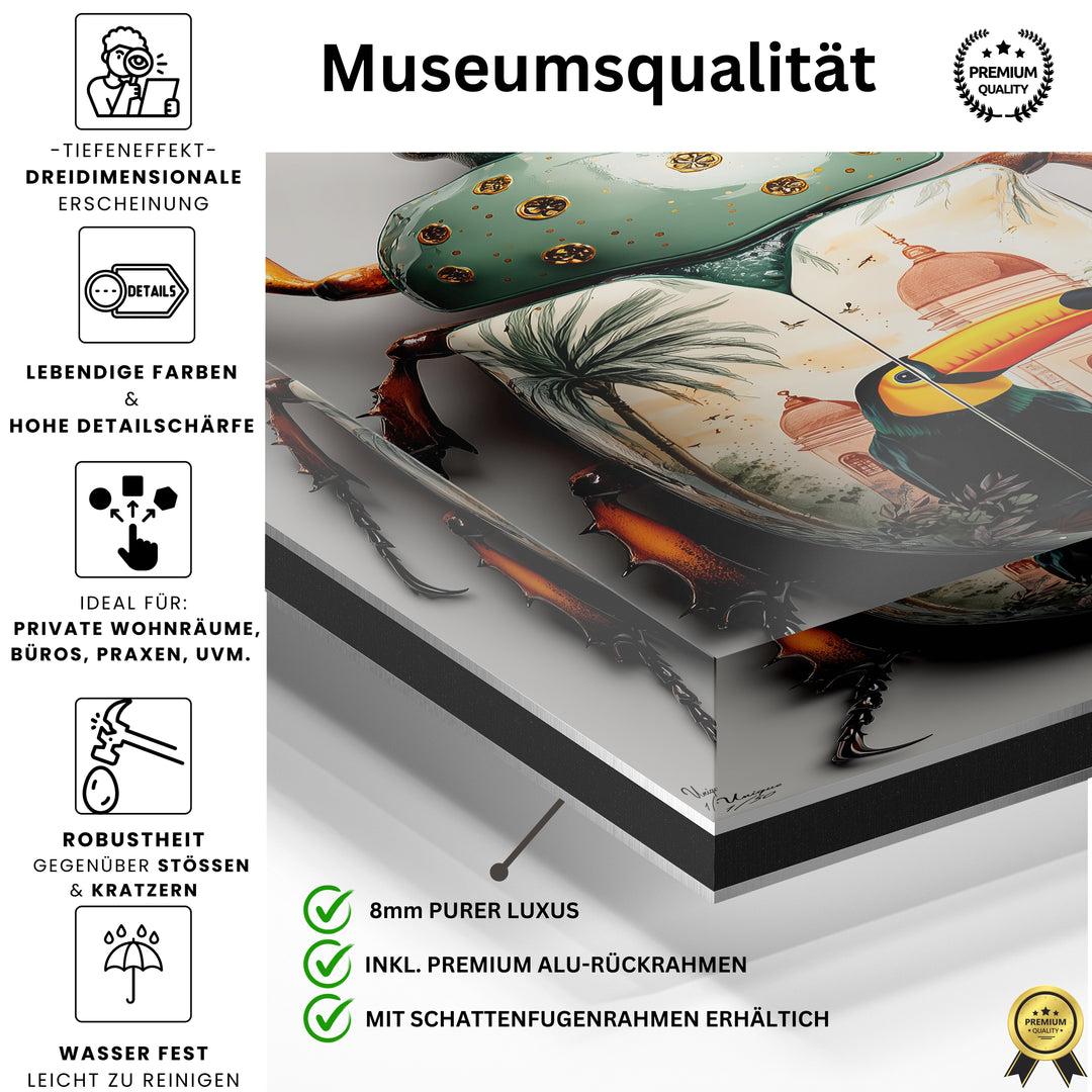 Exotischer Tukan-Käfer