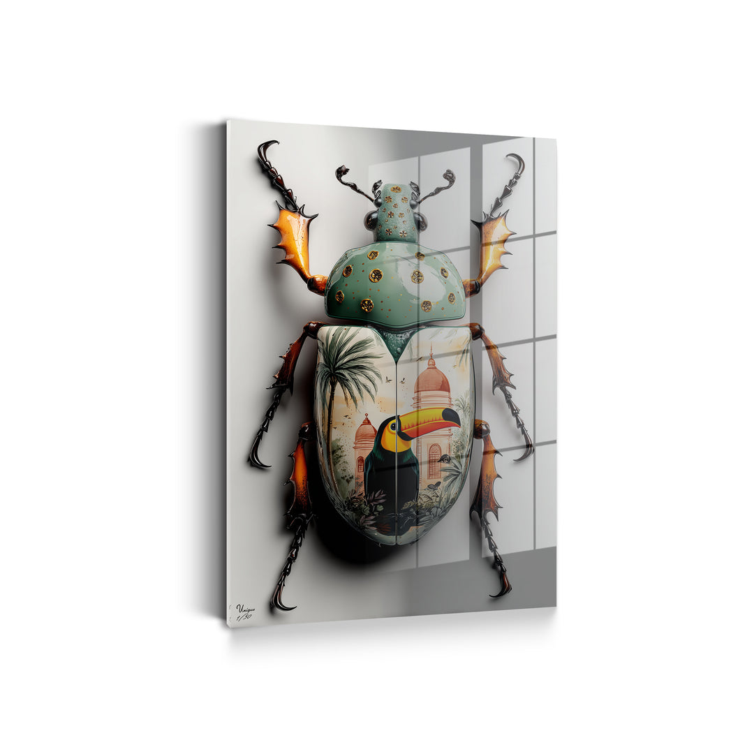 Exotischer Tukan-Käfer