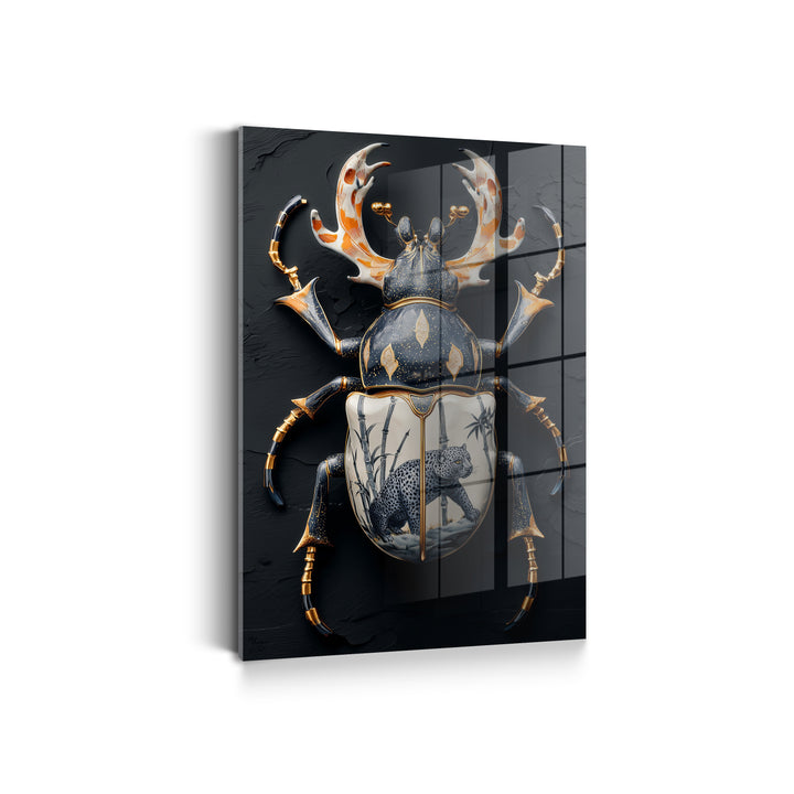 Schwarzer Leopard-Käfer