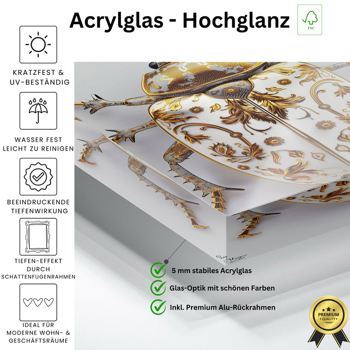 Goldkäfer Weißgold