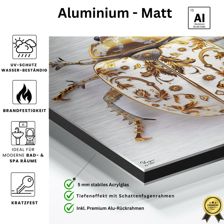 Goldkäfer Weißgold