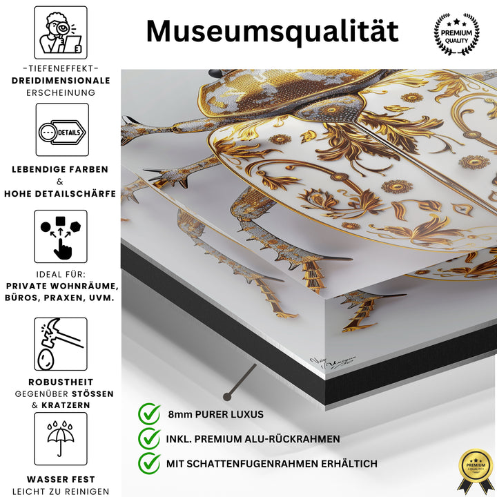 Goldkäfer Weißgold