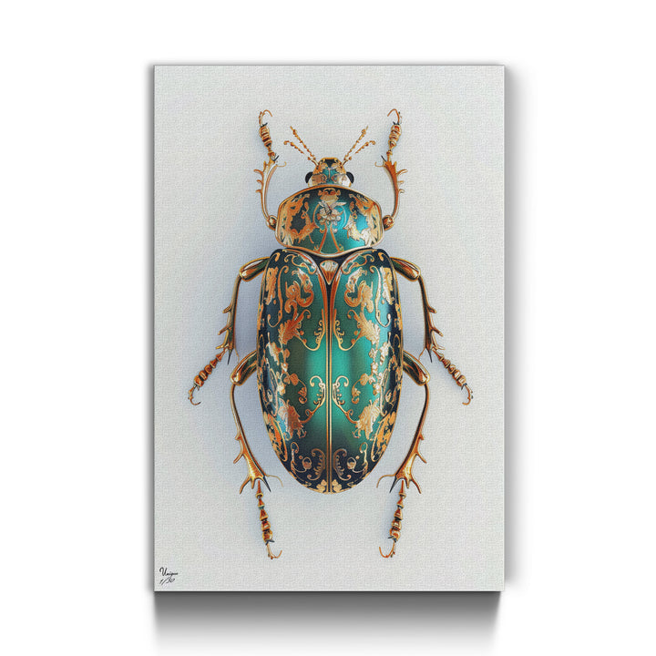 Gold-Türkis Ornamentkäfer