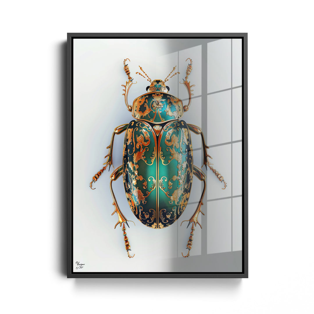Gold-Türkis Ornamentkäfer