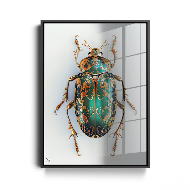 Gold-Türkis Ornamentkäfer