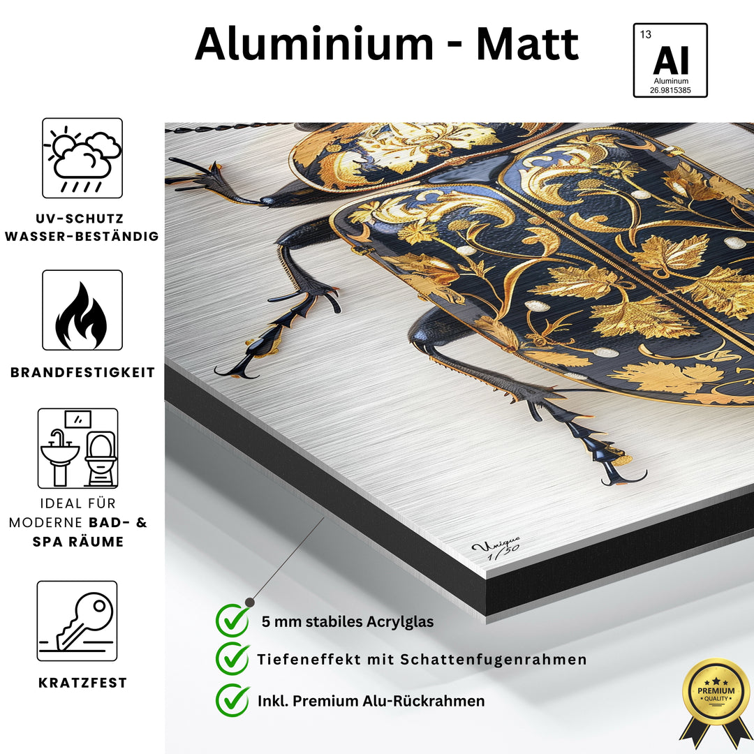 Gold-Schwarzer Ornamentkäfer