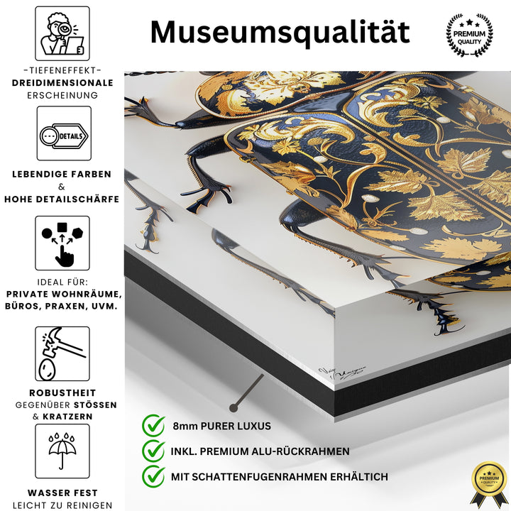 Gold-Schwarzer Ornamentkäfer