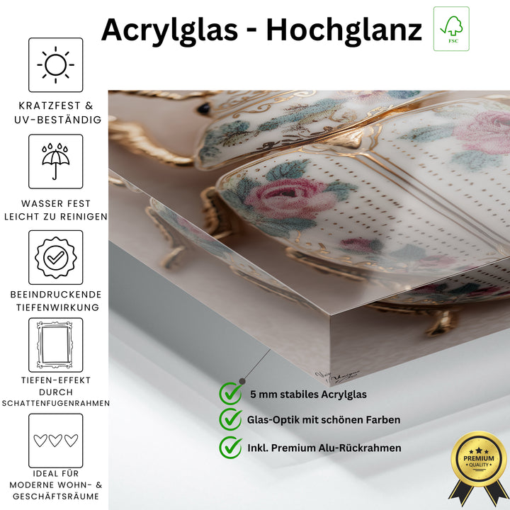 Rosen-Porzellan Käfer