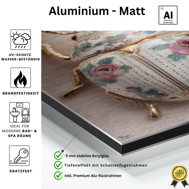 Rosen-Porzellan Käfer