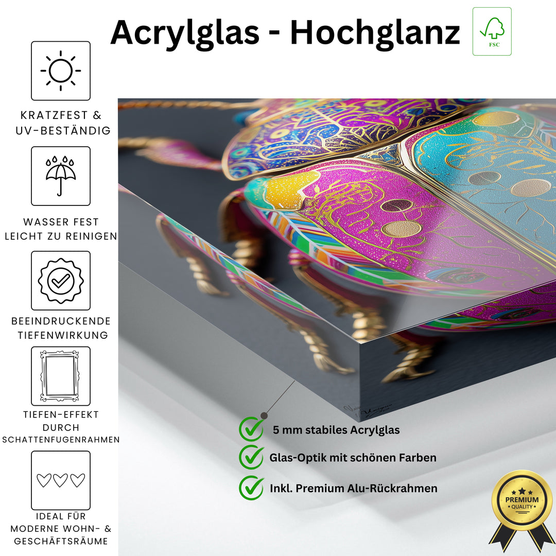 Prunkvoller Farbglanz Käfer