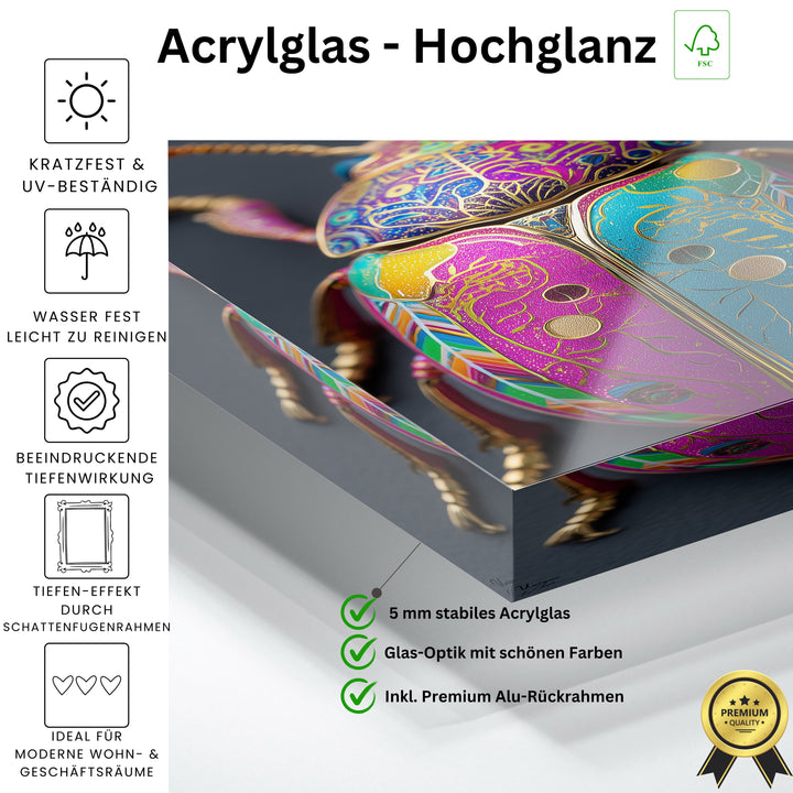 Prunkvoller Farbglanz Käfer