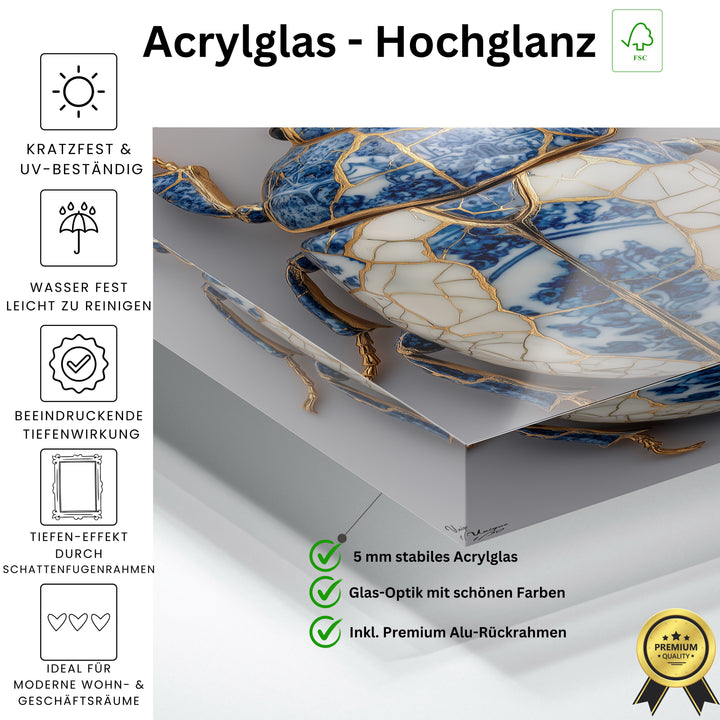 Kintsugi Porzellan Käfer