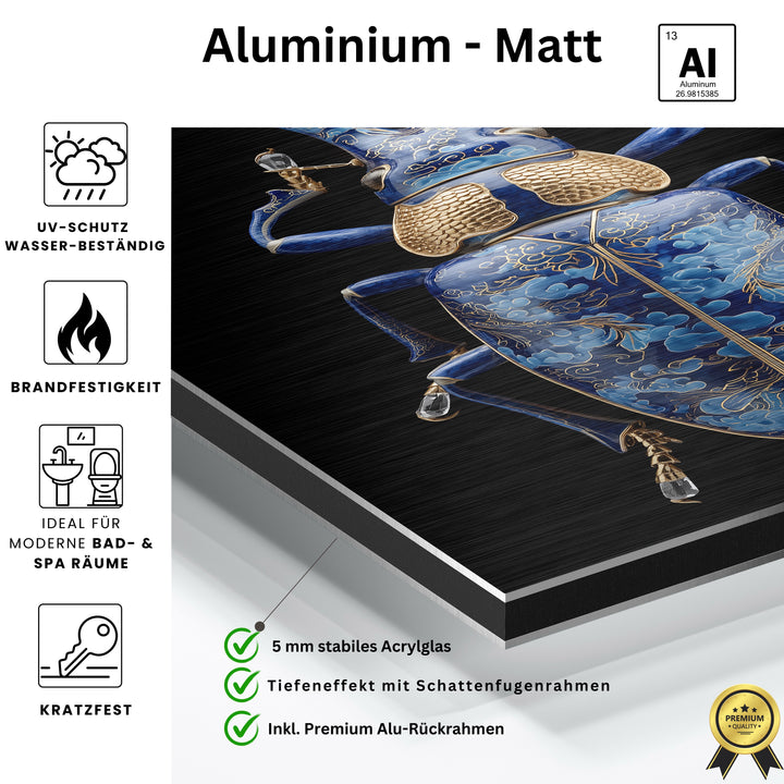 Kobaltblau Drachen-Käfer