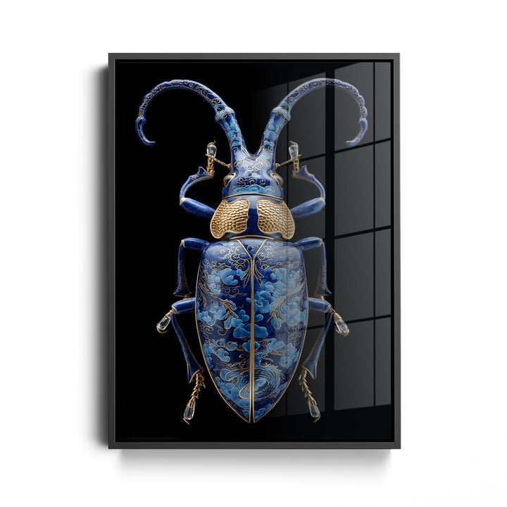 Kobaltblau Drachen-Käfer