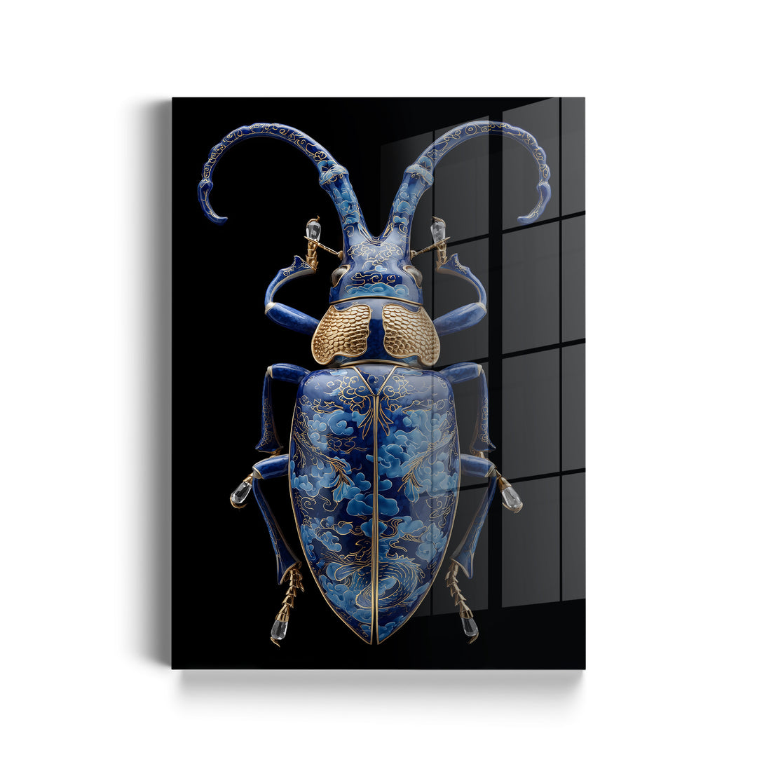 Kobaltblau Drachen-Käfer