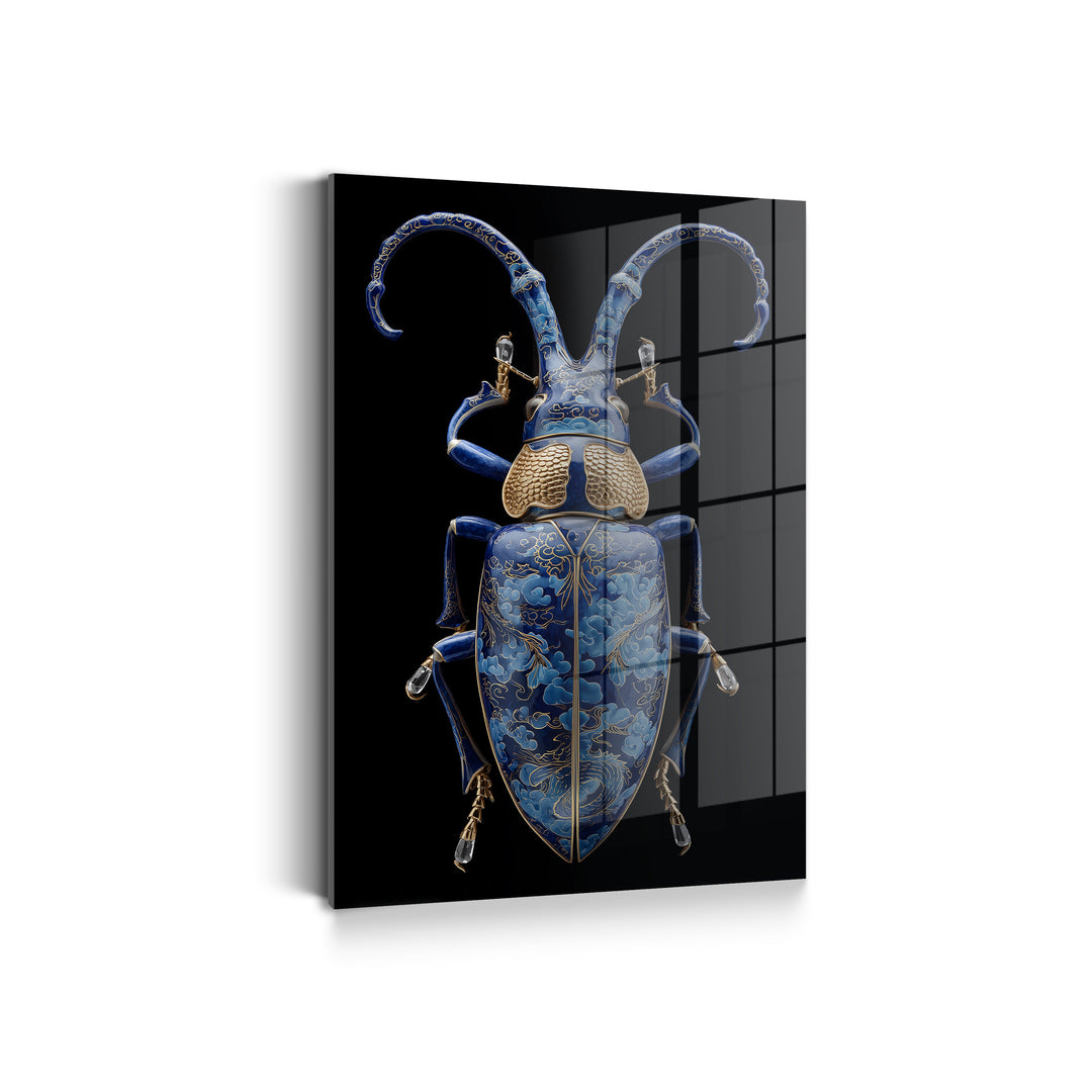 Kobaltblau Drachen-Käfer