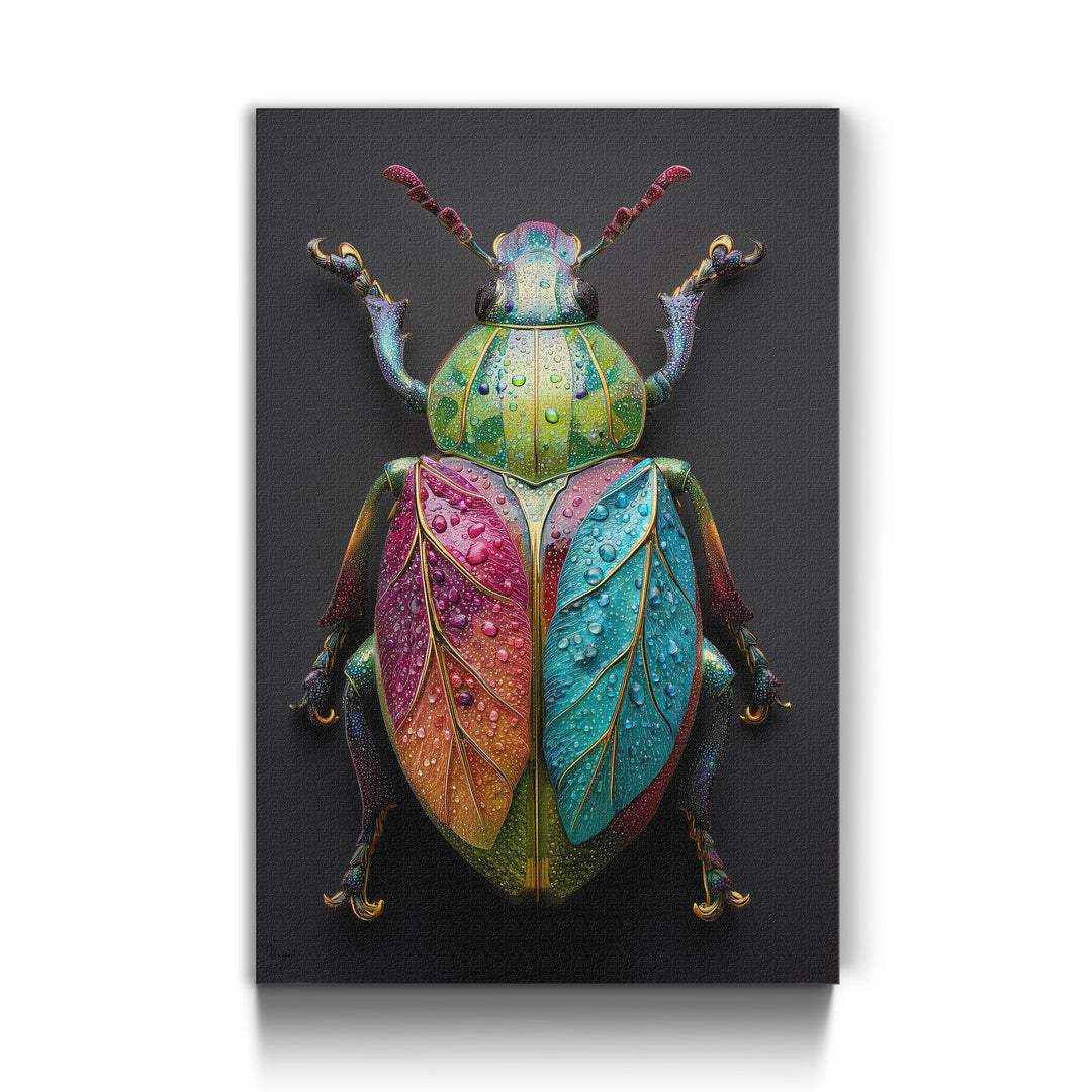 Prunkvoller Blätterglanz Käfer