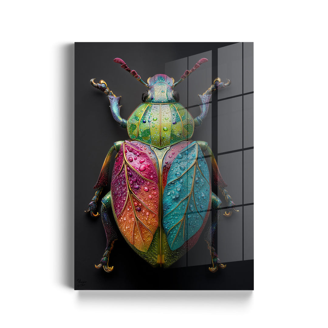 Prunkvoller Blätterglanz Käfer