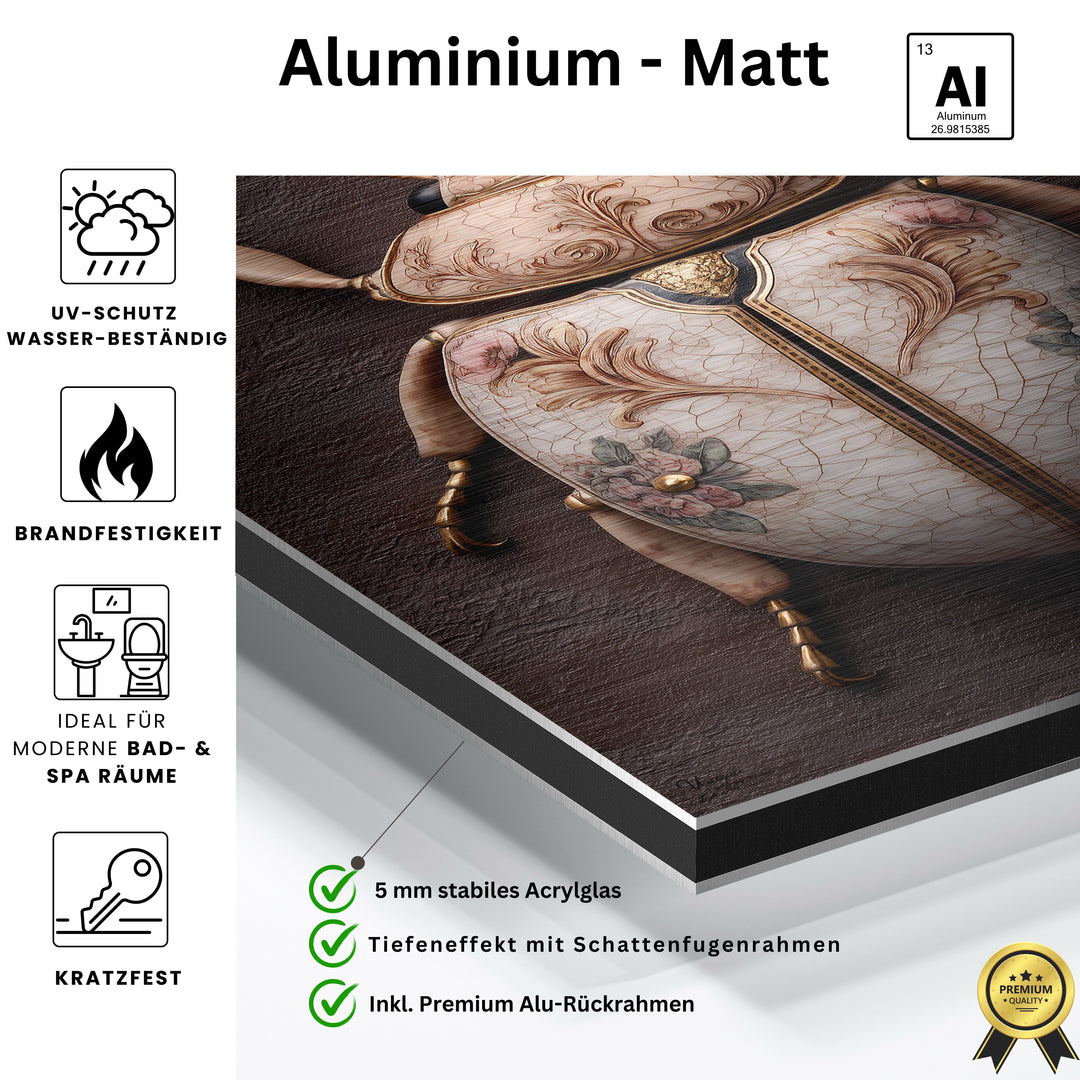 Floraler Antik-Käfer