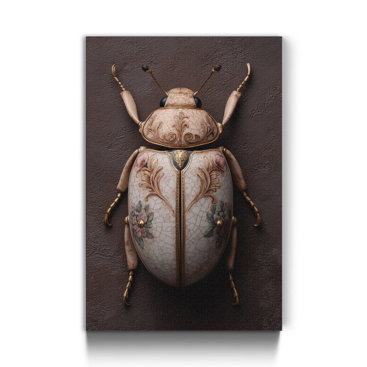 Floraler Antik-Käfer