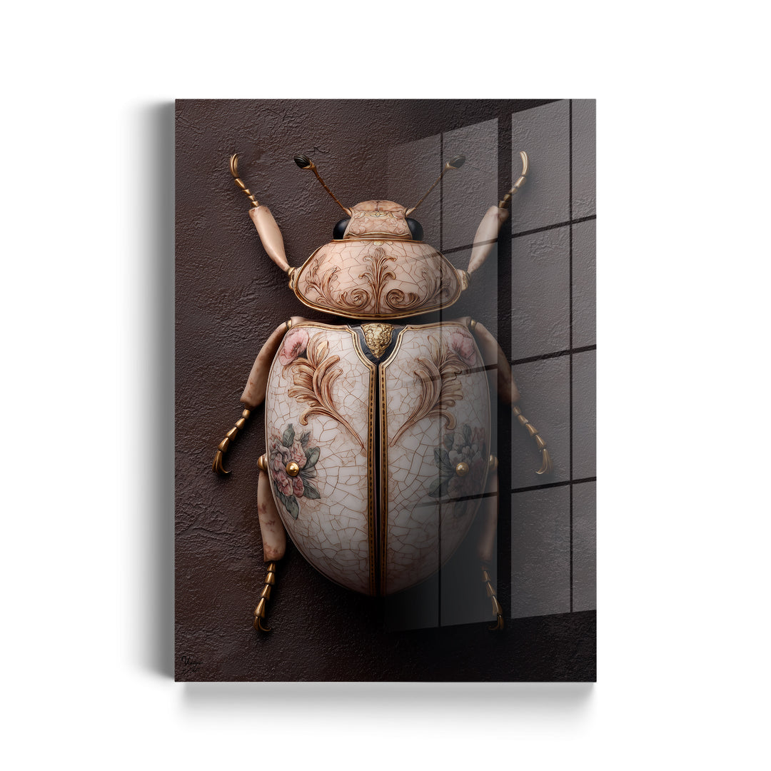 Floraler Antik-Käfer